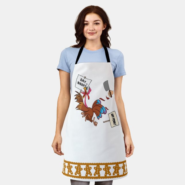 Tablier La Turquie mème, Mange Jambon, Boeuf LOL Aprons Dr (Porté)
