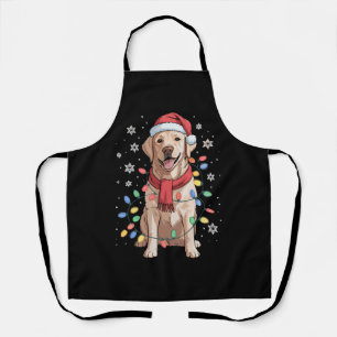 Tablier Labrador Retriever Chien Santa Clause Casquette No