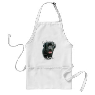 Tablier Labrador Retriever (noir) Maman 2