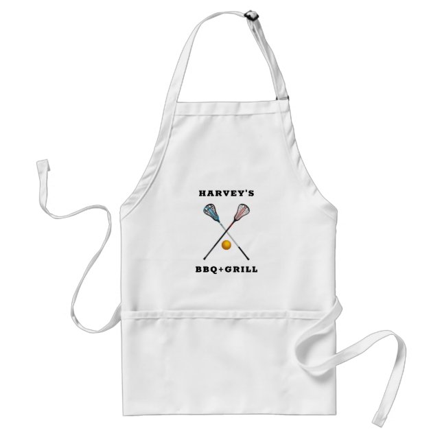 Tablier Lacrosse Nouveautés Cadeaux Personnalisés (Devant)