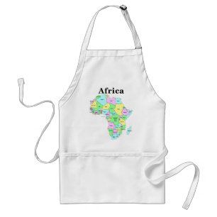 Tablier L'Afrique - carte politique
