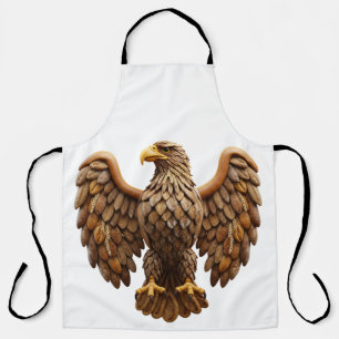 Tablier L'aigle de pain : Art héraldique de boulangerie un