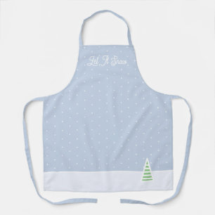 Tablier Laisser neiger un arbre d'hiver minuscule Ice Blue