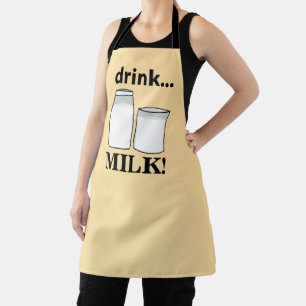 Tablier Lait Boire Lait