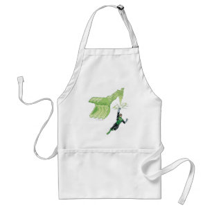 Tablier Lanterne verte - Comic, avec machine