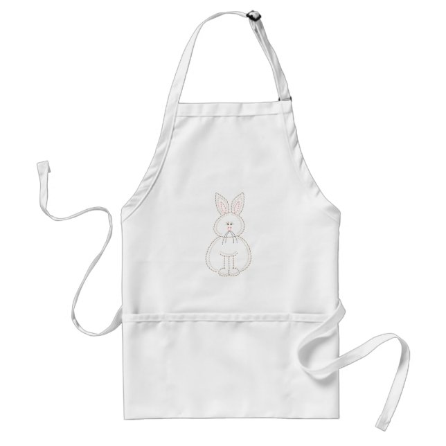 Tablier Lapin brodé (Devant)