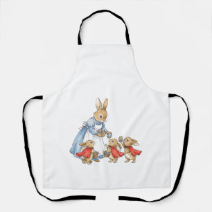 Tablier Lapin de Pâques Cottagecore Vintage Lapin Femme Fi