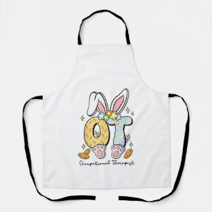 Tablier Lapin de Pâques en ergothérapie ET ER ES Pâques