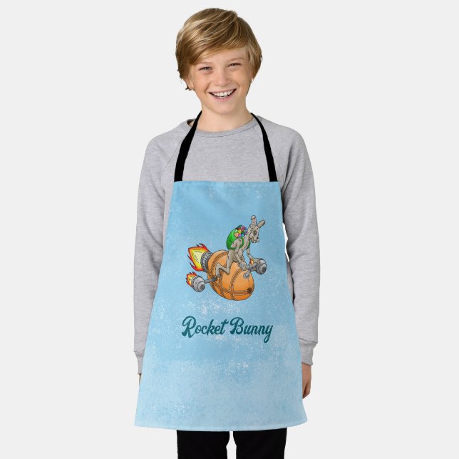 Tablier Lapin Fusée (Porté)