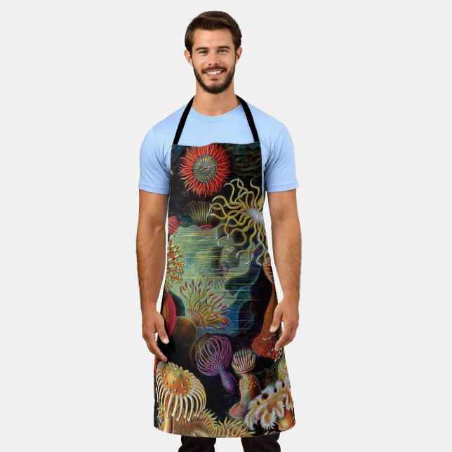 Tablier L'art de la nature par Ernst Haeckel Apron (Porté)