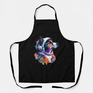 Tablier L'astronaute Dog space Mignonne Amoureux des chien