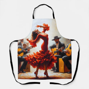 Tablier Latina Flamenco Espagnole Mexicaine