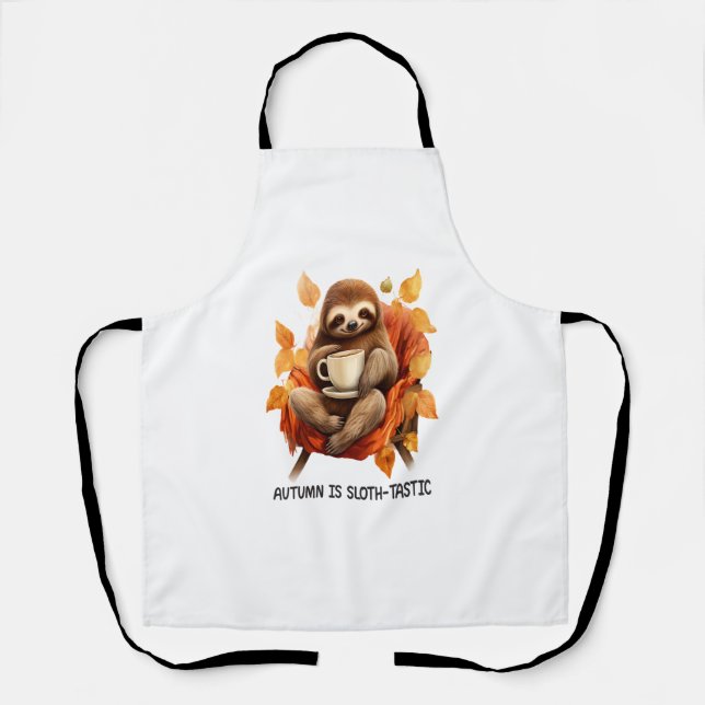 Tablier L'automne, c'est Sloth Tastic (Recto)