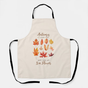 Tablier L'automne est le deuxième printemps - Feuilles d'a