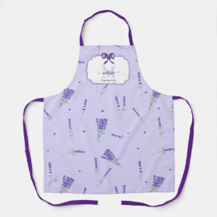 Tablier Lavande Lilas Fleur Sauvage Floral Botanique