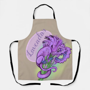 Tablier Lavendar petit dragon d'herbe