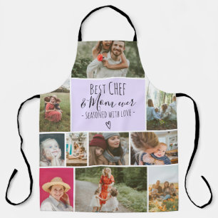 Tablier Lavender Meilleur chef et maman jamais photo colla