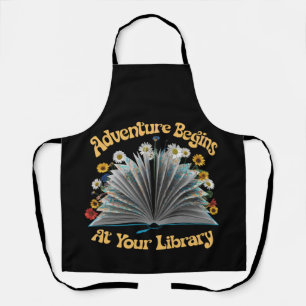 Tablier L'aventure commence à votre bibliothèque de lectur