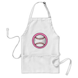 Tablier Le base-ball rose