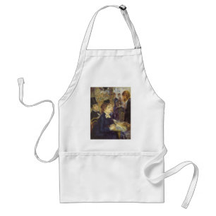 Tablier Le Café par Pierre Renoir, Impressionnisme Vintage