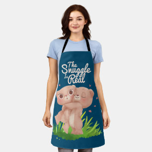 Tablier Le casse-croûte est de vrais mignons câlins d'ours