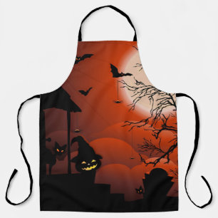 Tablier Le cauchemar de la lune sanglante d'Halloween