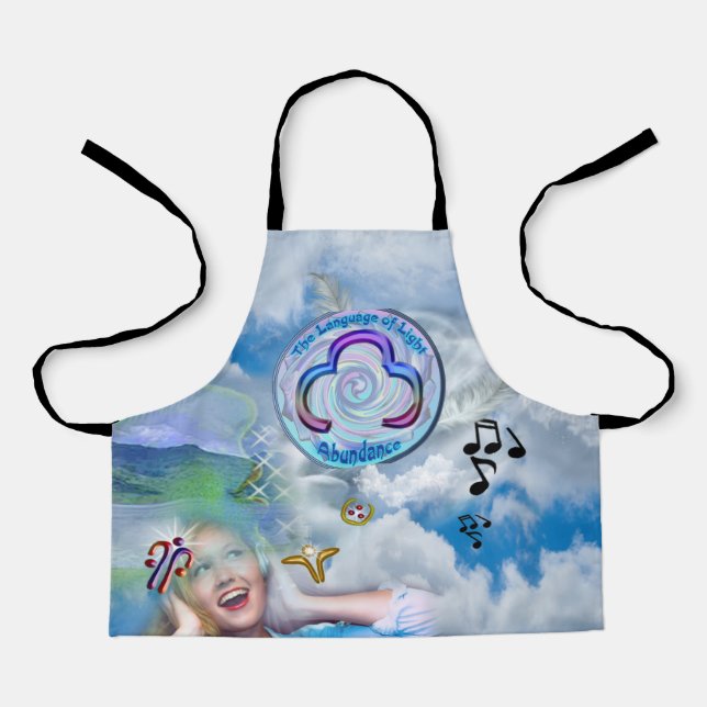 Tablier Le Chakra Throat - Abondance Symbole (Recto)