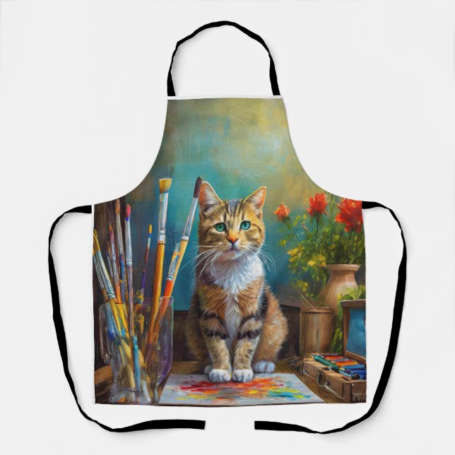 Tablier Le Chat Artistique (Recto)