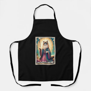 Tablier Le chat de la carte Tarot de chat de Ragdoll