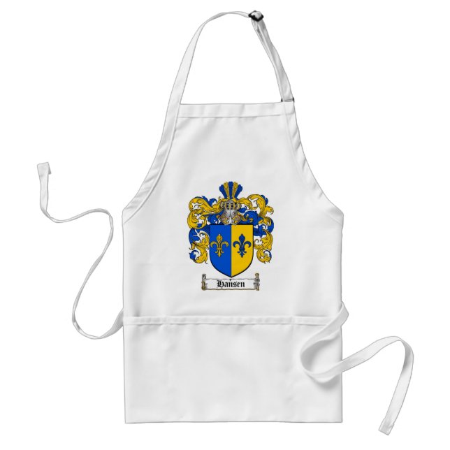 TABLIER LE CREST DE FAMILLE DE HANSEN - MANTEAU DE HANSEN (Devant)