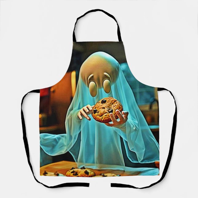 Tablier Le désir du fantôme pour les cookies (Recto)