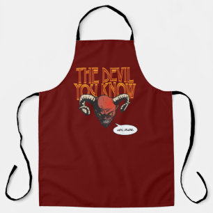 Tablier Le diable que vous connaissez Dk Red BG