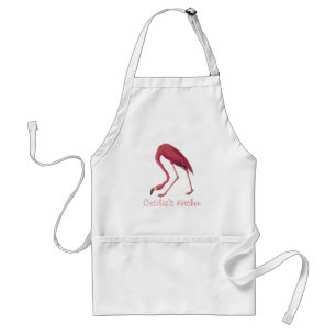 Tablier Le Flamant rose rose américain d'Audubon