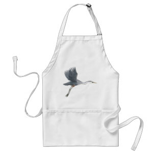 Tablier Le Grand Héron Bleu d'Apron
