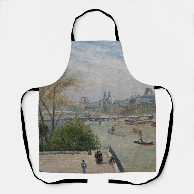 Tablier Le Louvre, Camille de printemps Pissarro (Recto)