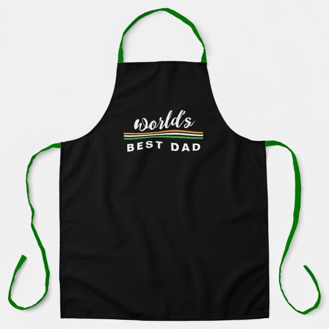 Tablier Le meilleur papa du monde - Retour (Recto)