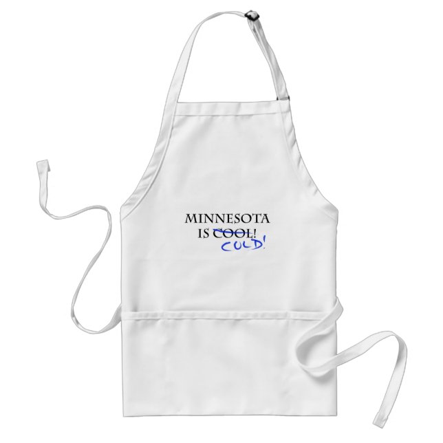 Tablier Le Minnesota est Cool - et froid ! (Devant)