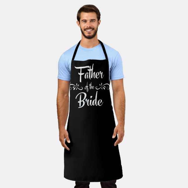 Tablier Le père de la mariée Dîner Mariage amusant (Porté)