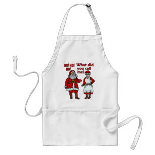 Tablier Le père noël et Mme drôles Christmas