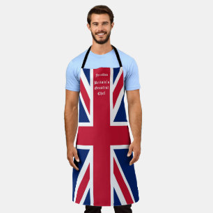Tablier Le plus grand chef britannique d'Union Jack amusan