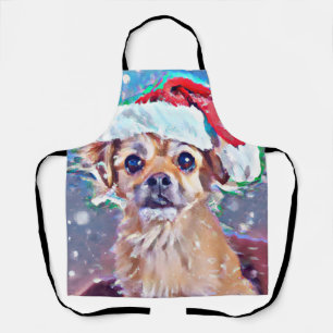 Tablier Le plus mignon chien de Noël jamais vu !