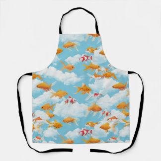 Tablier Le poisson rouge dans le ciel