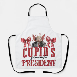 Tablier Le président favori de Cupid, Valentine Trump