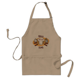 Tablier Le Roi Personalized Apron de gril
