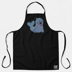 Tablier Le Sceau de Tissu chez Zazzle Mascotte Logo Caract