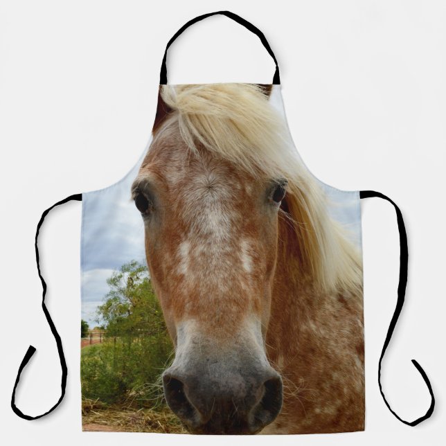 Tablier "Le sucre : la grâce de l'Appaloosa" (Recto)