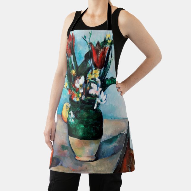 Tablier Le Vase des Tulipes, Paul Cezanne (Insitu)