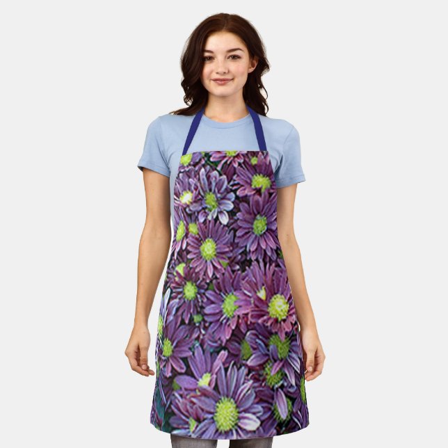 Tablier Le violet Cool attise les femmes du chef floral Ba (Porté)