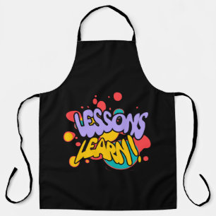 TABLIER LEÇONS DE PEINTURE DE CUISINE ÉCLABOUSSURE