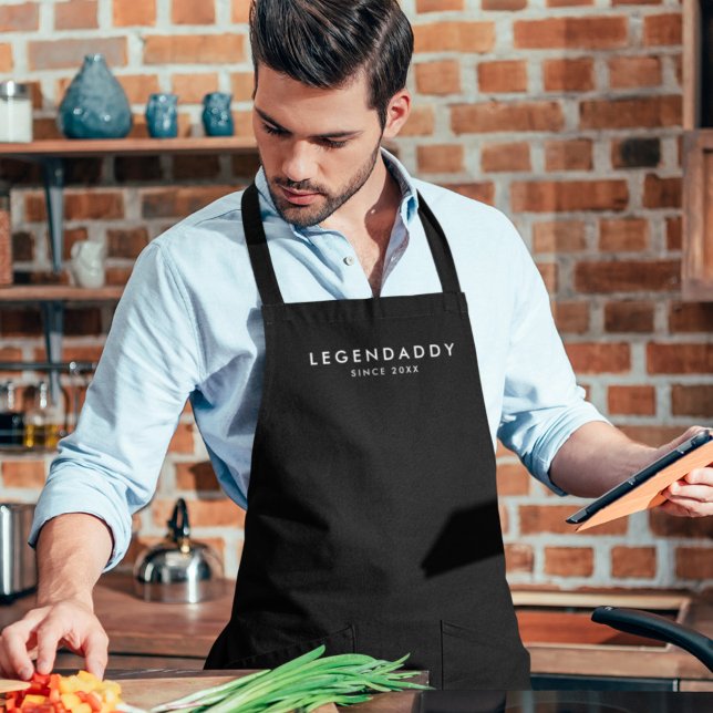 Tablier Legendaddy pour légendaire papas simple minimalist (Créateur téléchargé)
